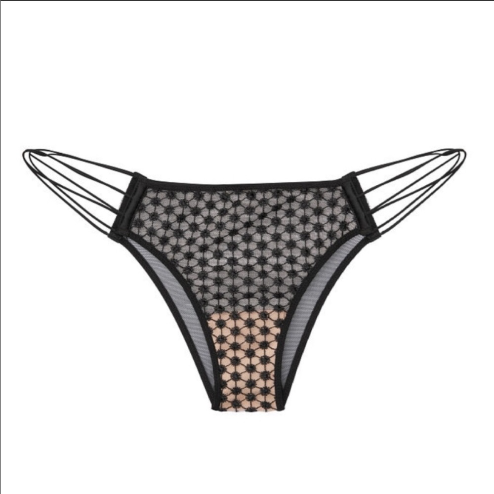 Victoria Secret embroidered mesh strappy bikini